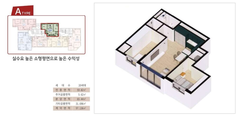 안양 그랑시티 세대안내 A