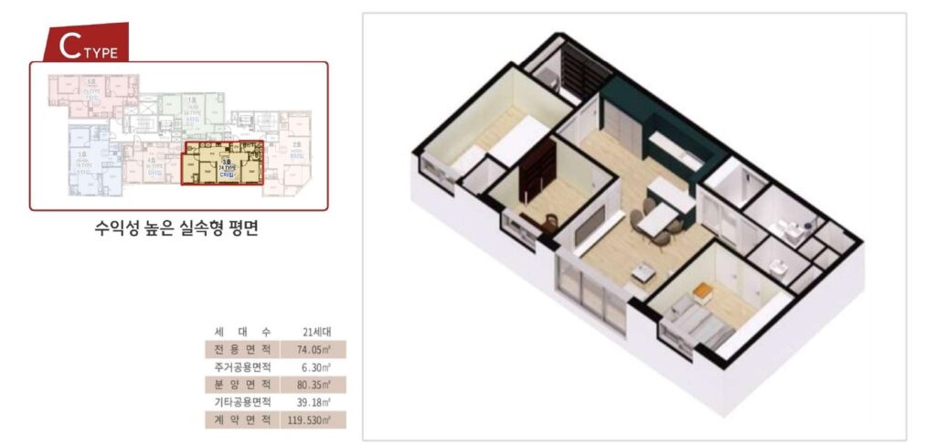 안양 그랑시티 세대안내C